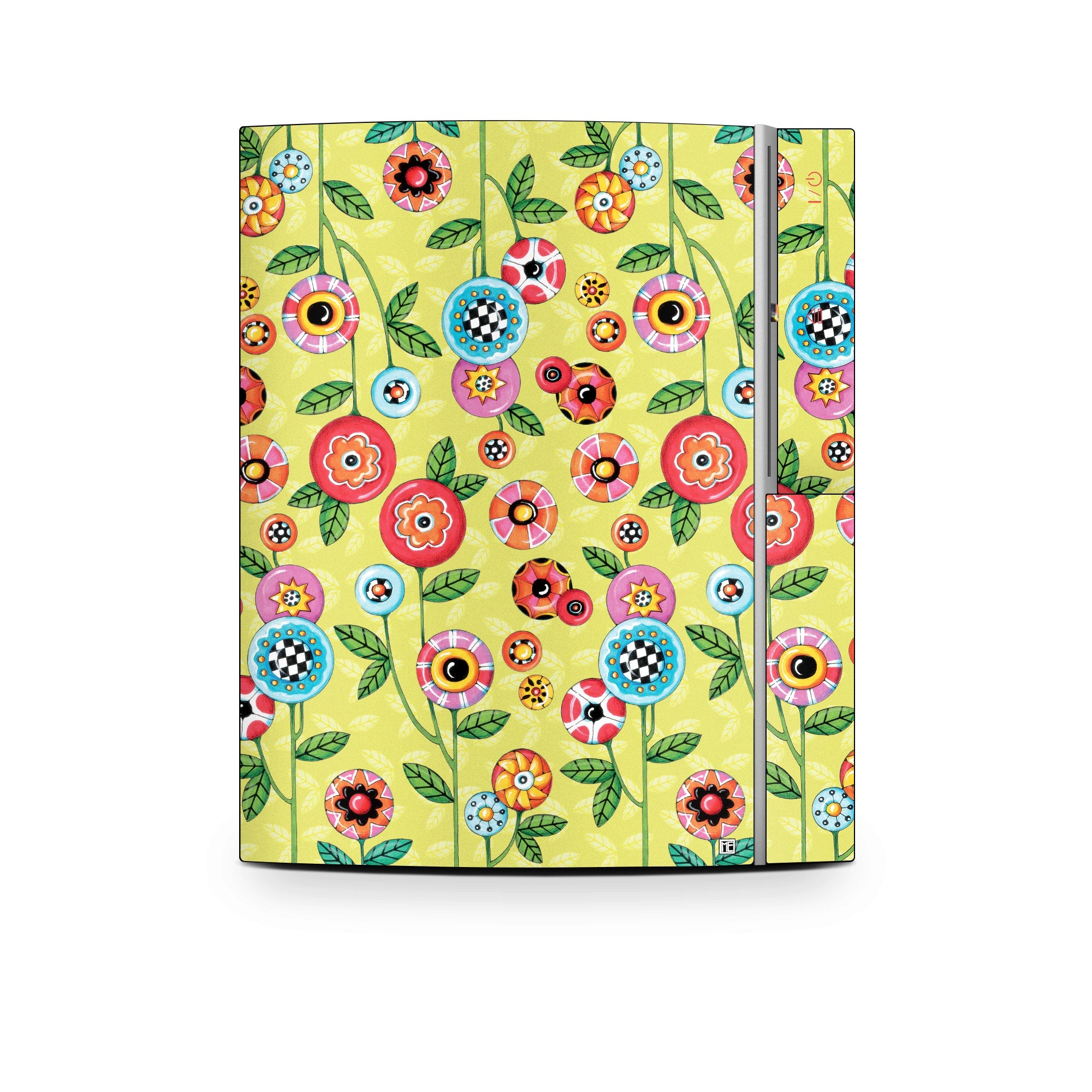 Button Flowers - Sony PS3 Skin