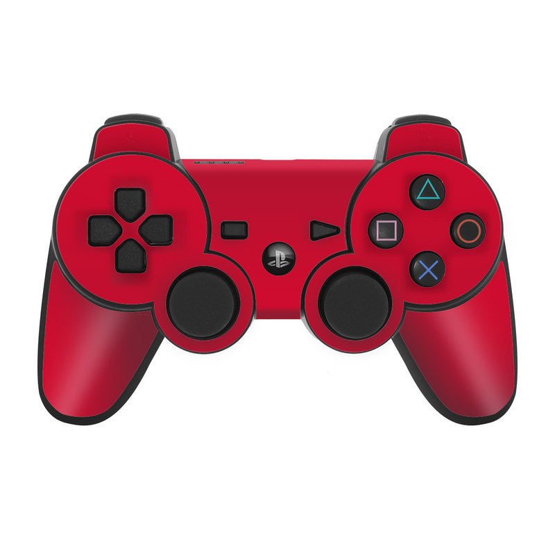 Solid State Red - Sony PS3 Controller Skin