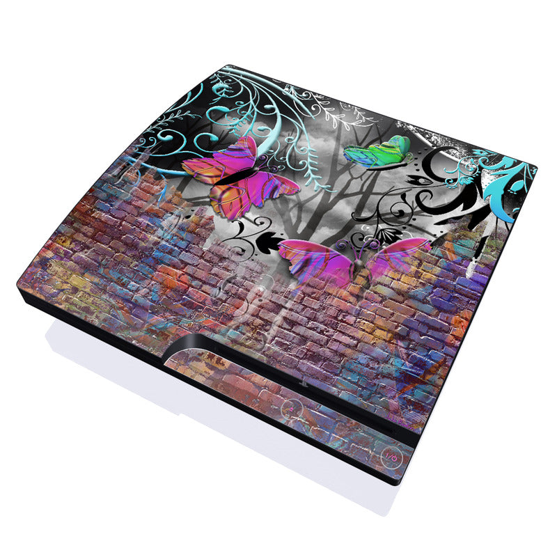 Butterfly Wall - Sony PS3 Slim Skin