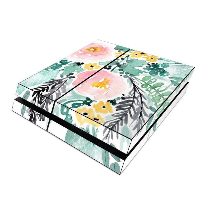 Blushed Flowers - Sony PS4 Skin