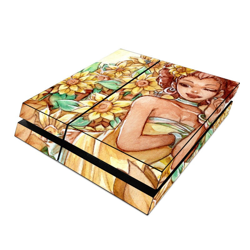 Lady Sunflower - Sony PS4 Skin