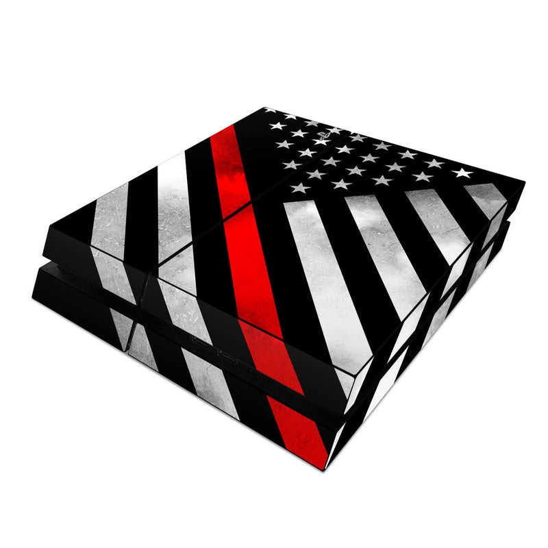 Thin Red Line Hero - Sony PS4 Skin