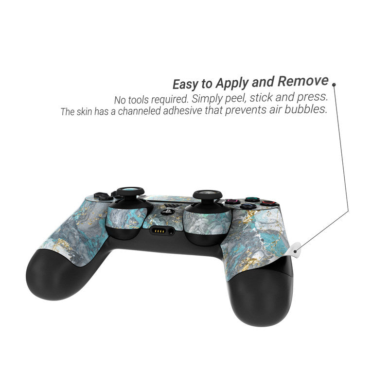 Gilded Glacier Marble - Sony PS4 Controller Skin