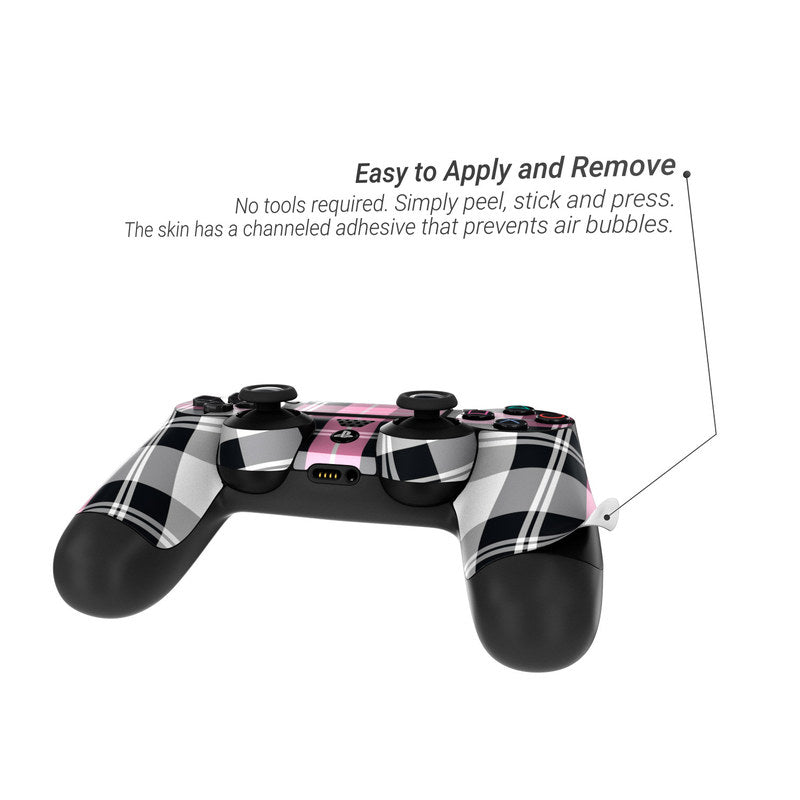 Pink Plaid - Sony PS4 Controller Skin