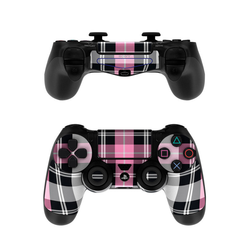 Pink Plaid - Sony PS4 Controller Skin