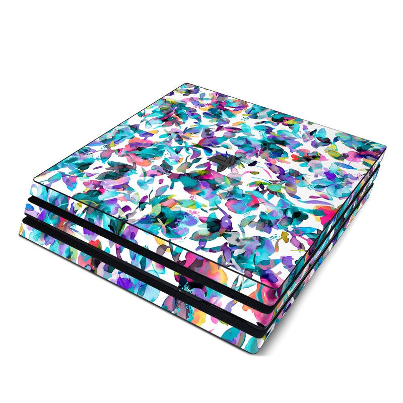 Aquatic Flowers - Sony PS4 Pro Skin