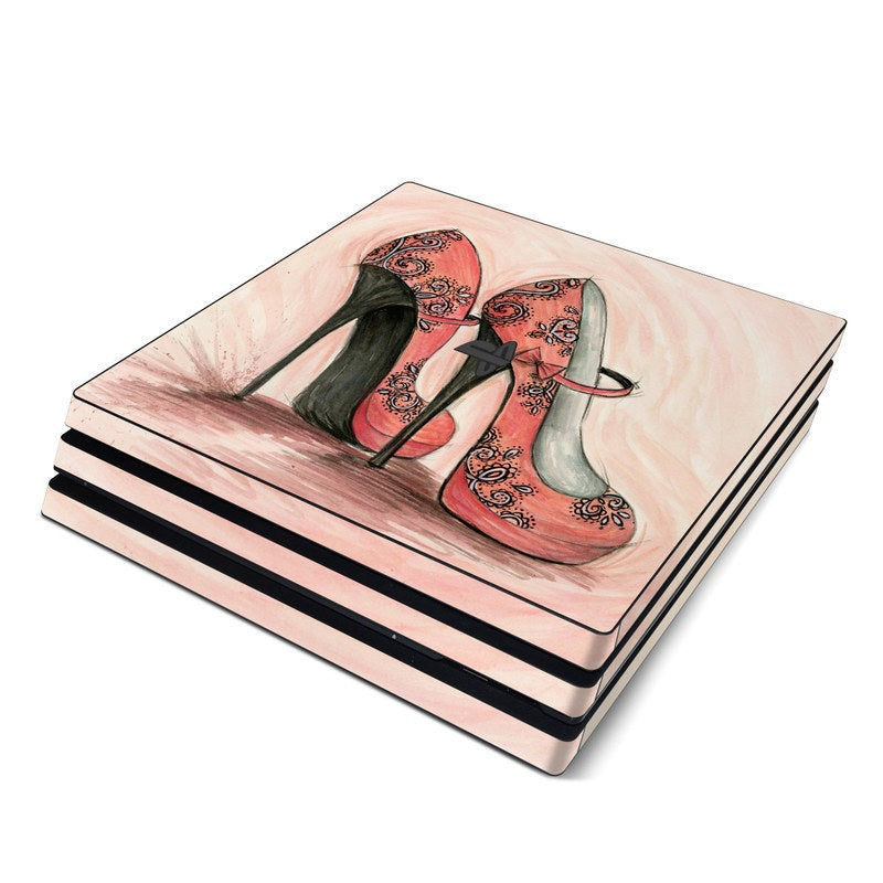 Coral Shoes - Sony PS4 Pro Skin