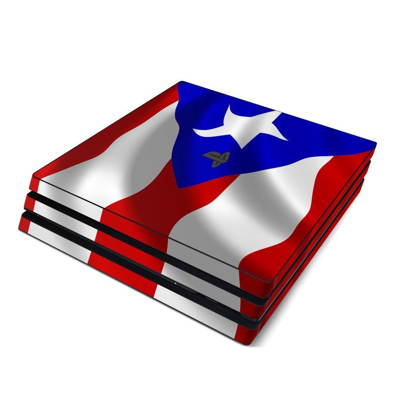 Puerto Rican Flag - Sony PS4 Pro Skin