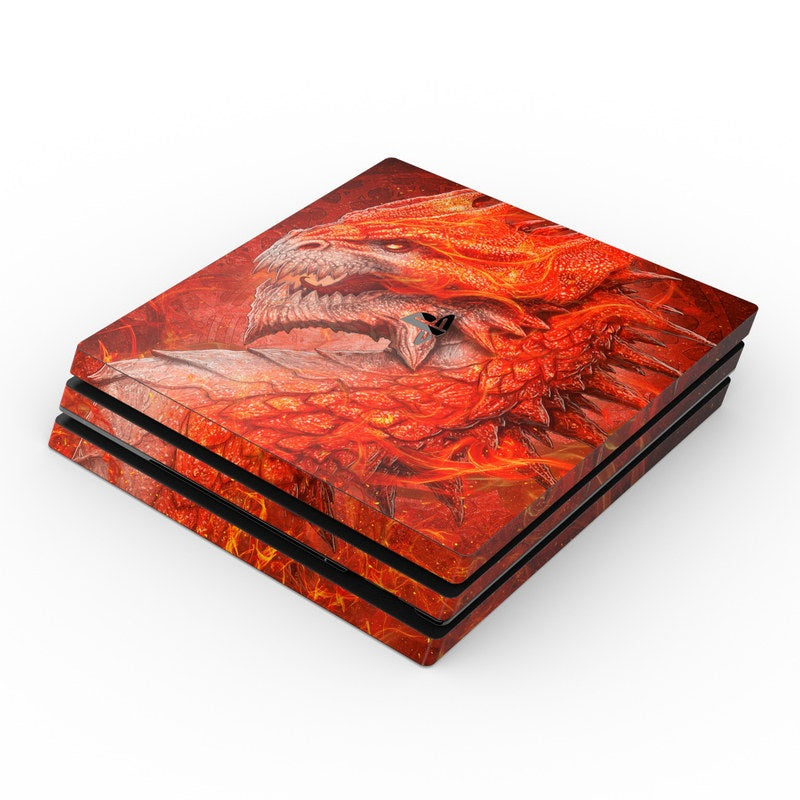 Flame Dragon - Sony PS4 Pro Skin