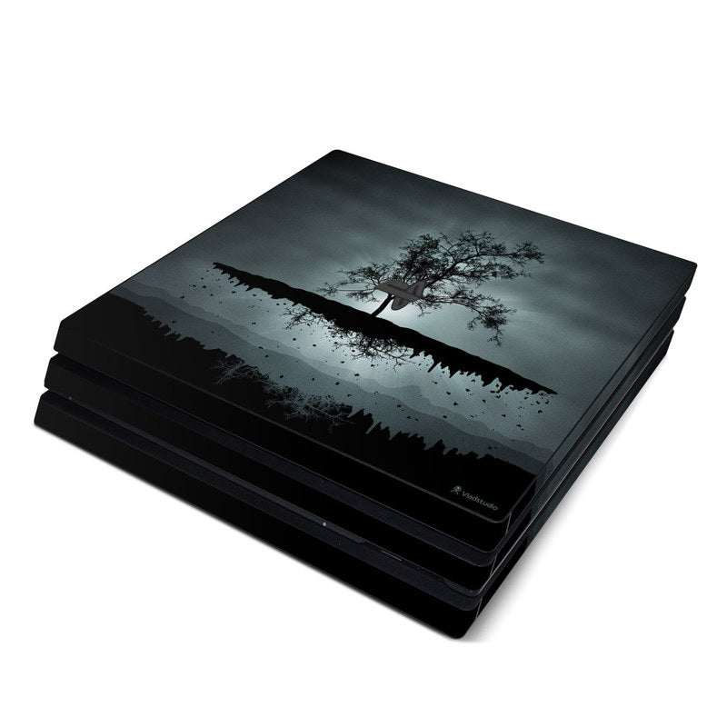 Flying Tree Black - Sony PS4 Pro Skin