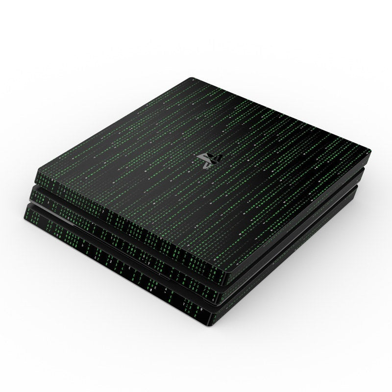 Matrix Style Code - Sony PS4 Pro Skin