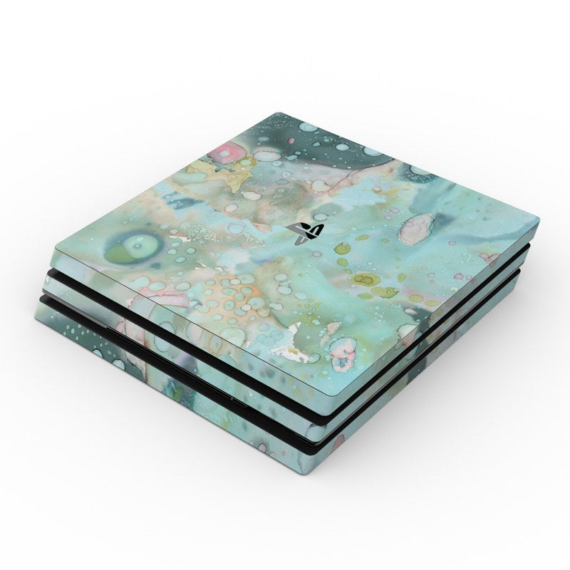 Organic In Blue - Sony PS4 Pro Skin