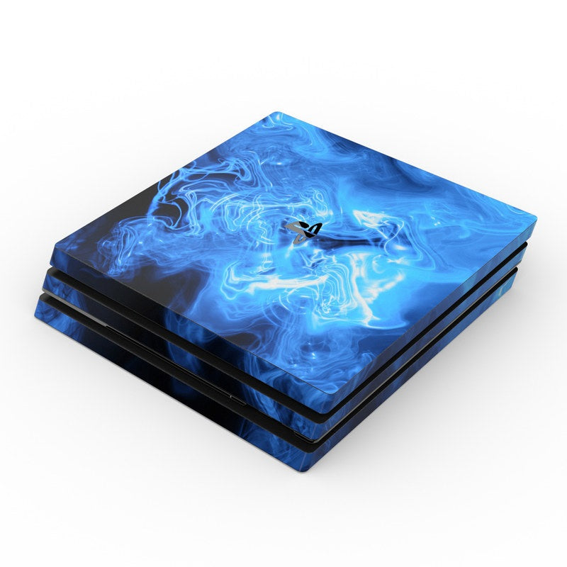 Blue Quantum Waves - Sony PS4 Pro Skin