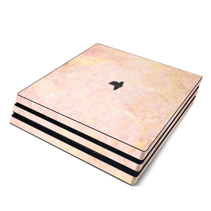 Rose Gold Marble - Sony PS4 Pro Skin