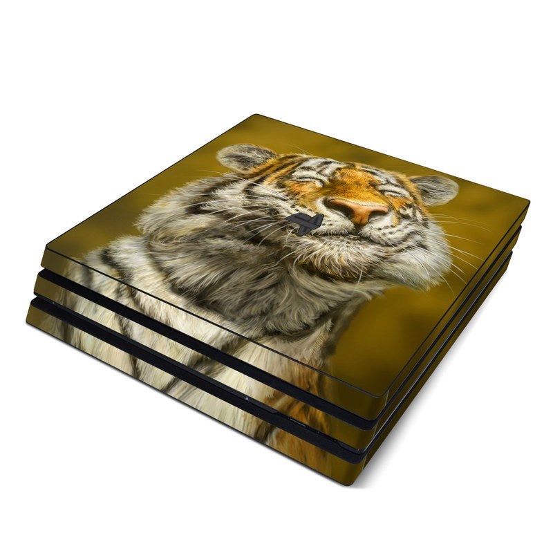 Smiling Tiger - Sony PS4 Pro Skin