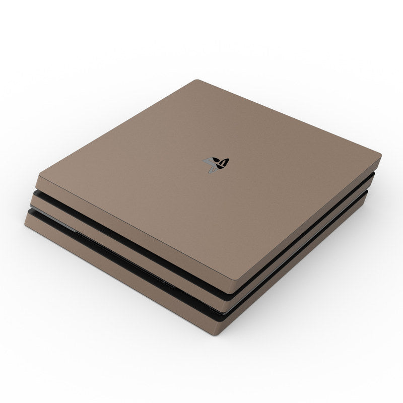 Solid State Flat Dark Earth - Sony PS4 Pro Skin