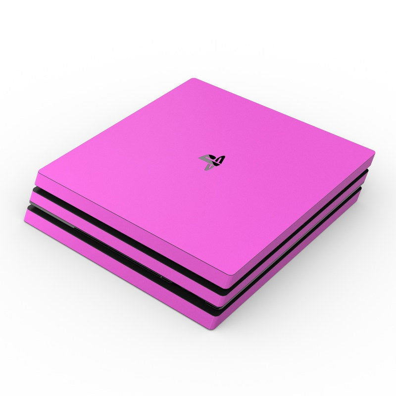 Solid State Vibrant Pink - Sony PS4 Pro Skin