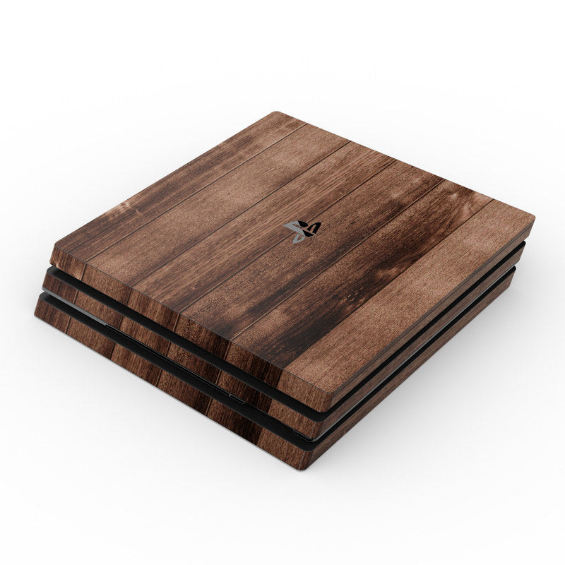 Stained Wood - Sony PS4 Pro Skin