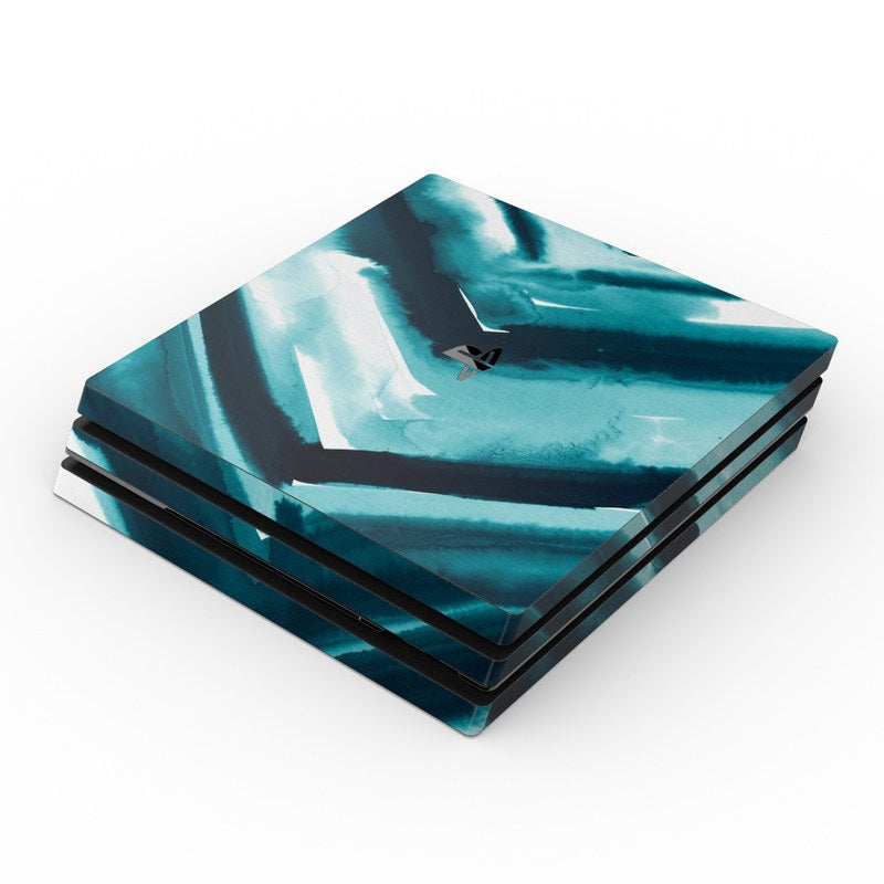 Watercolor Chevron - Sony PS4 Pro Skin