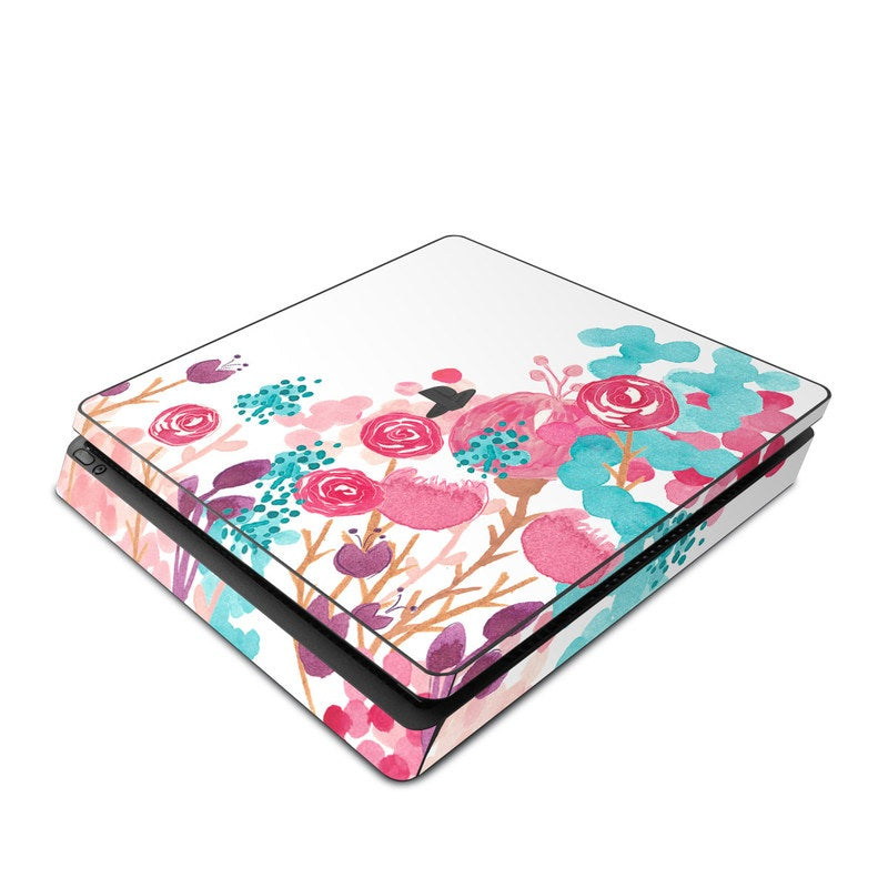 Blush Blossoms - Sony PS4 Slim Skin