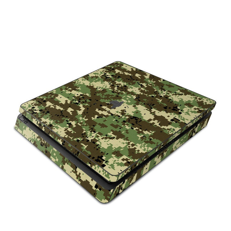 Digital Woodland Camo - Sony PS4 Slim Skin