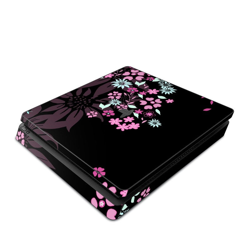 Dark Flowers - Sony PS4 Slim Skin