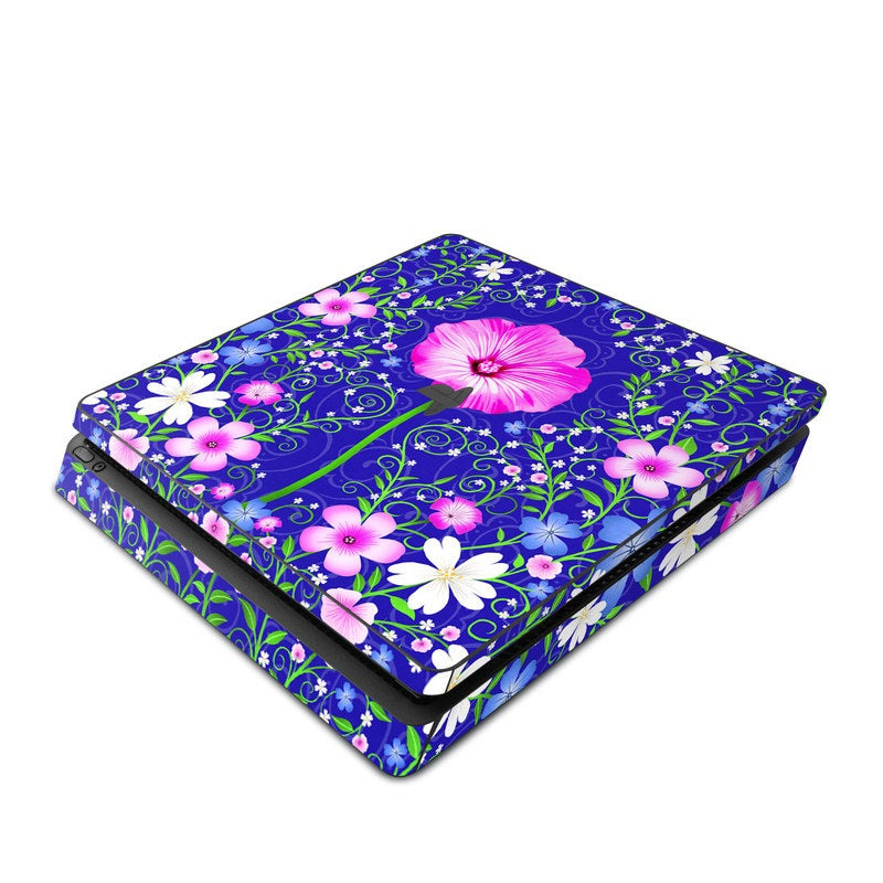 Floral Harmony - Sony PS4 Slim Skin