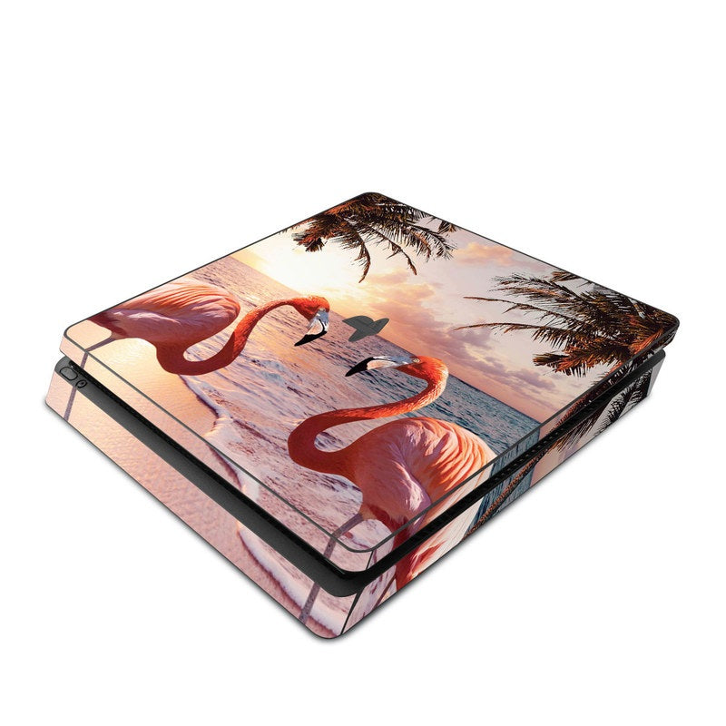 Flamingo Palm - Sony PS4 Slim Skin