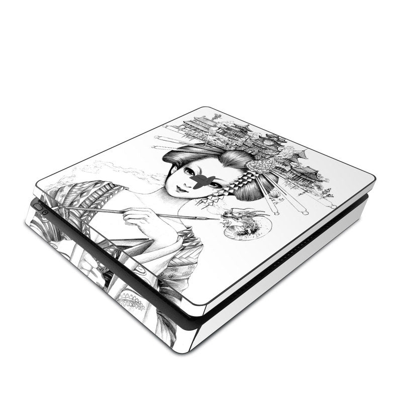 Geisha Sketch - Sony PS4 Slim Skin