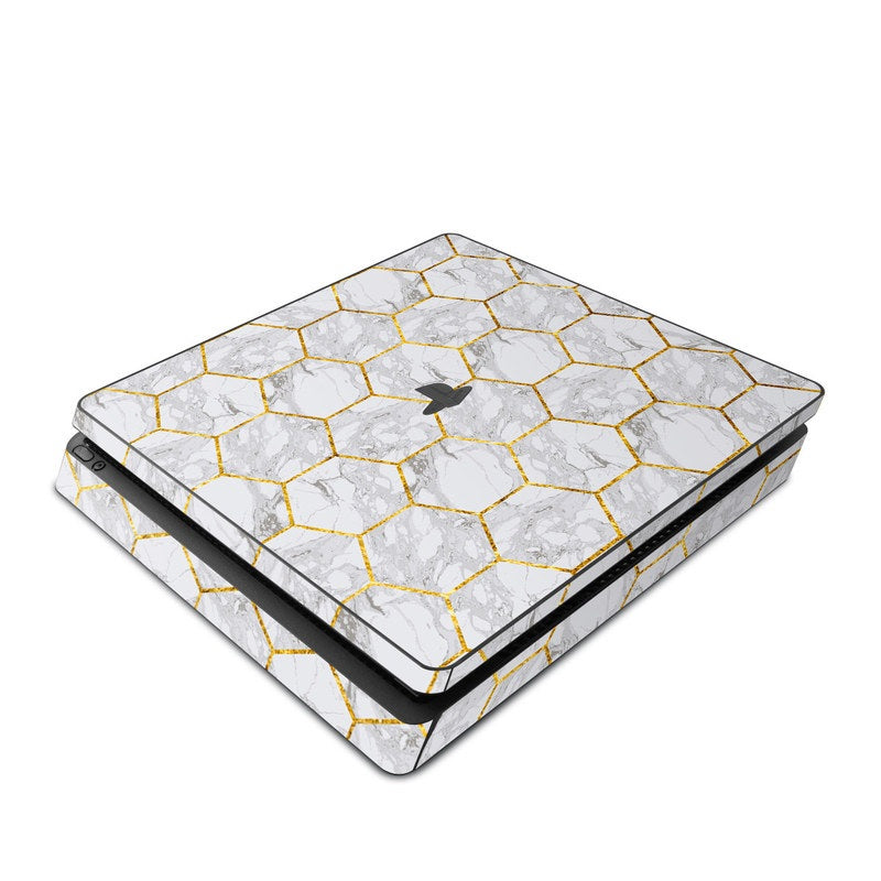 Honey Marble - Sony PS4 Slim Skin