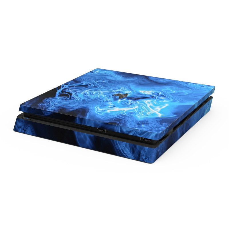 Blue Quantum Waves - Sony PS4 Slim Skin