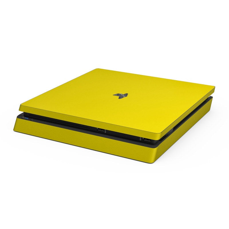 Solid State Yellow - Sony PS4 Slim Skin