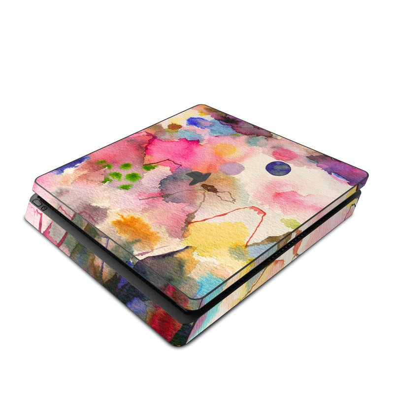 Watercolor Mountains - Sony PS4 Slim Skin