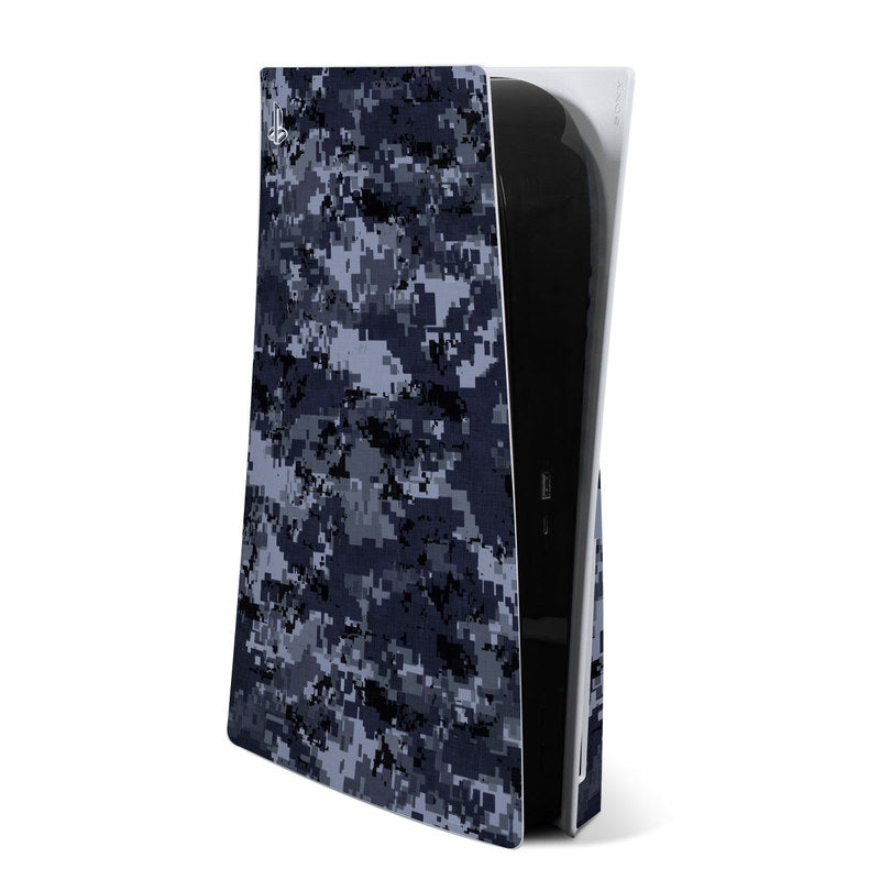 Digital Navy Camo - Sony PS5 Skin