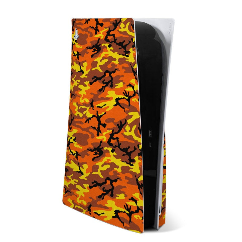 Orange Camo - Sony PS5 Skin