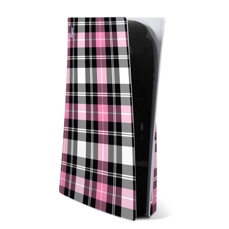 Pink Plaid - Sony PS5 Skin