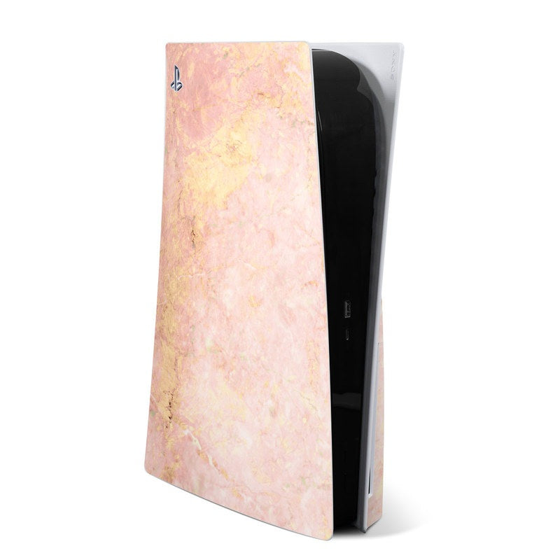 Rose Gold Marble - Sony PS5 Skin