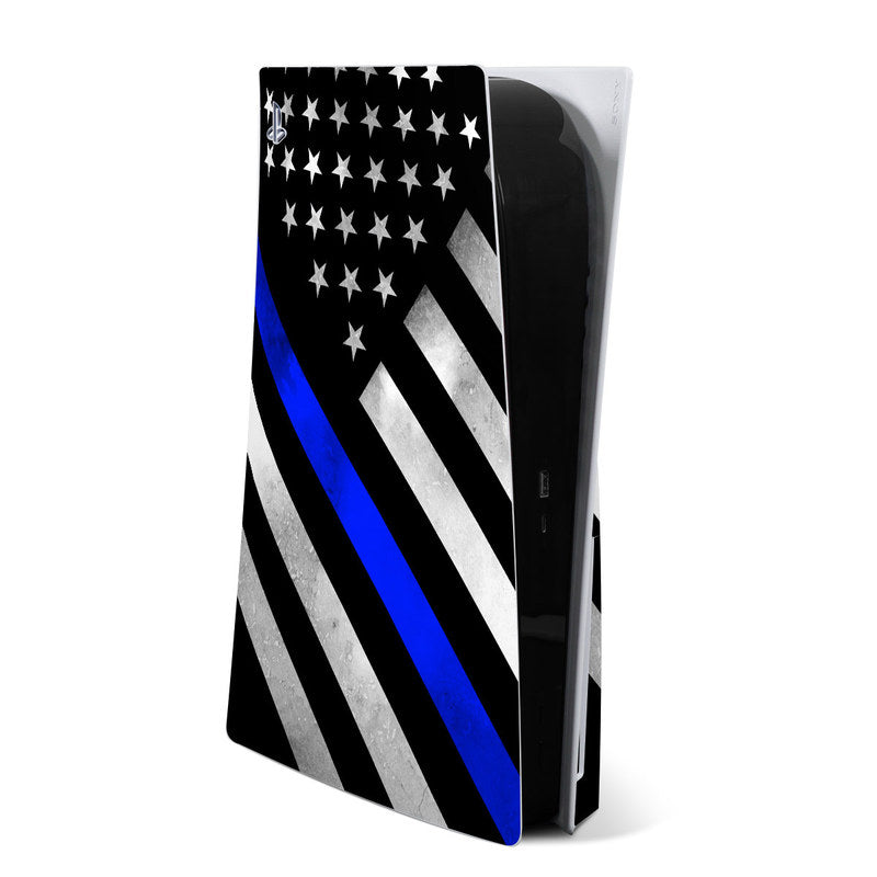 Thin Blue Line Hero - Sony PS5 Skin