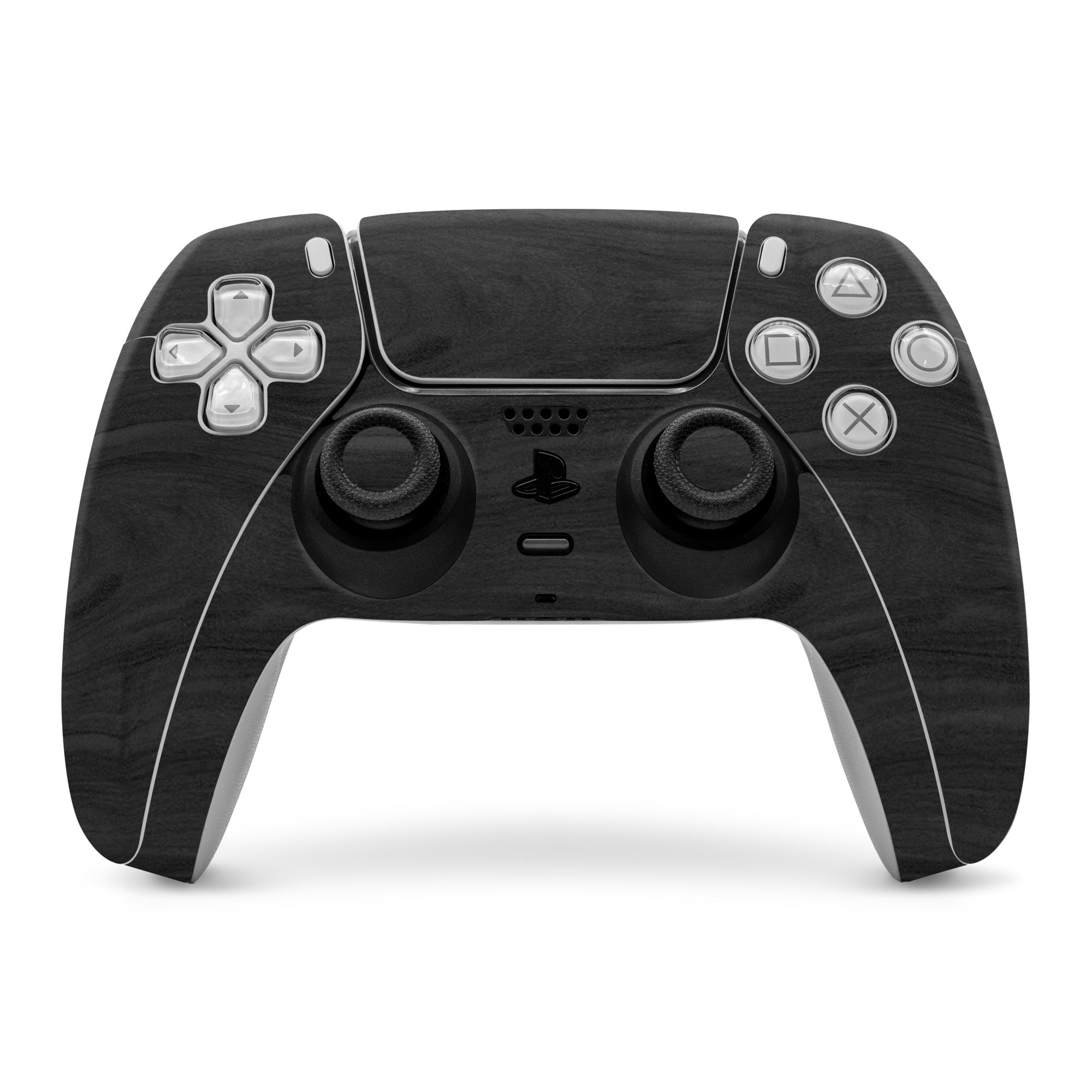 Black Woodgrain - Sony PS5 Controller Skin