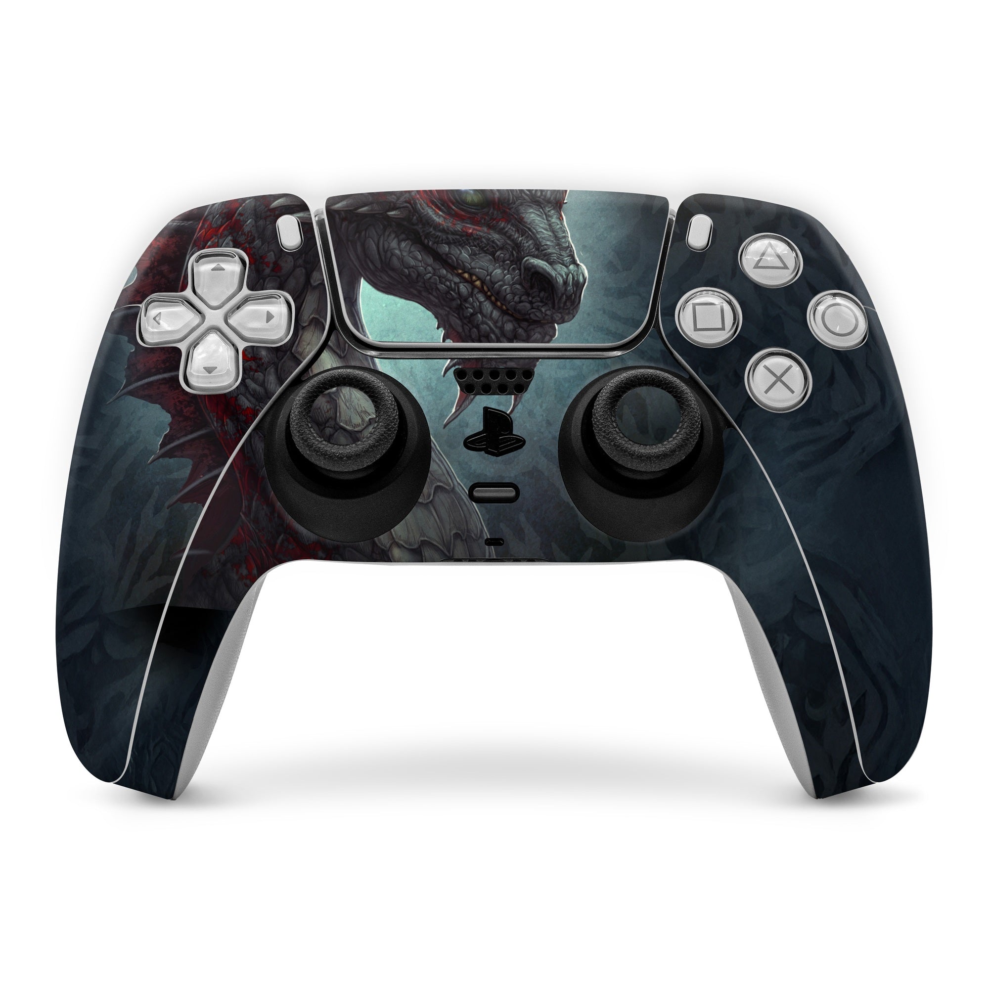 Black Dragon - Sony PS5 Controller Skin