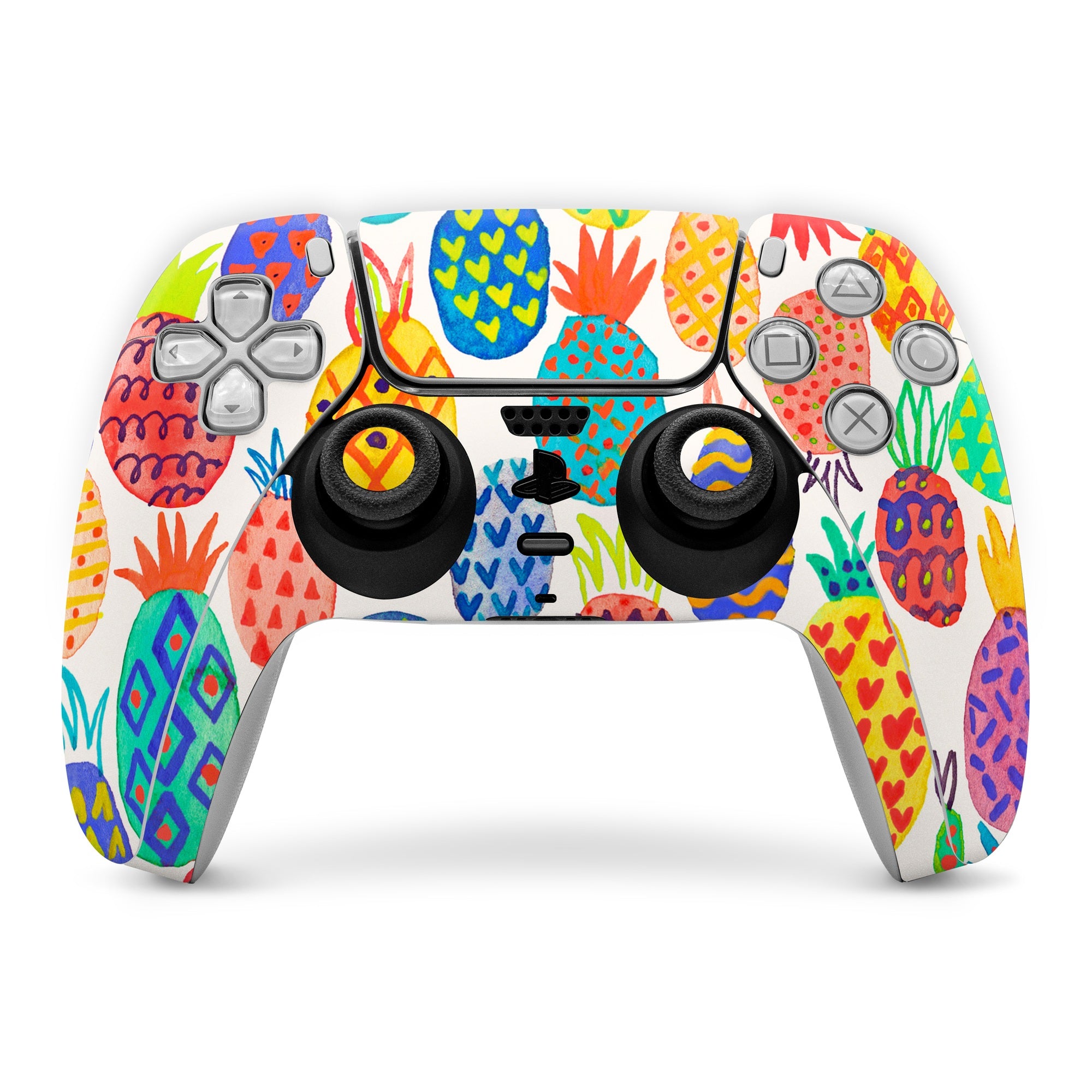 Colorful Pineapples - Sony PS5 Controller Skin