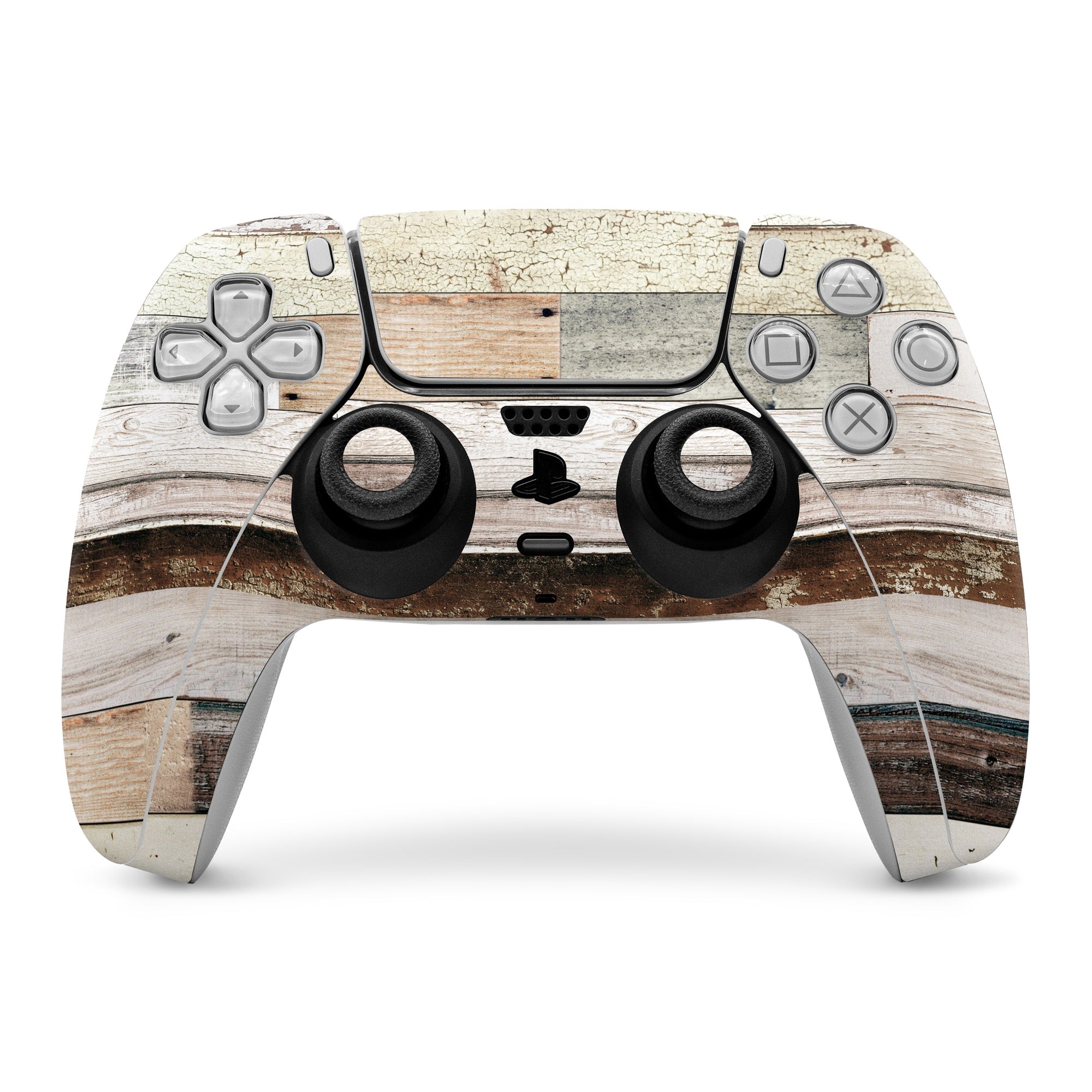 Eclectic Wood - Sony PS5 Controller Skin