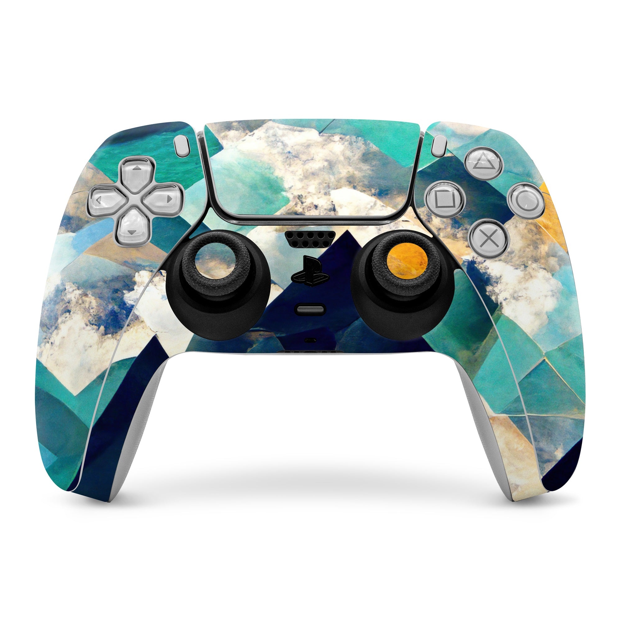 Gold Clouds - Sony PS5 Controller Skin