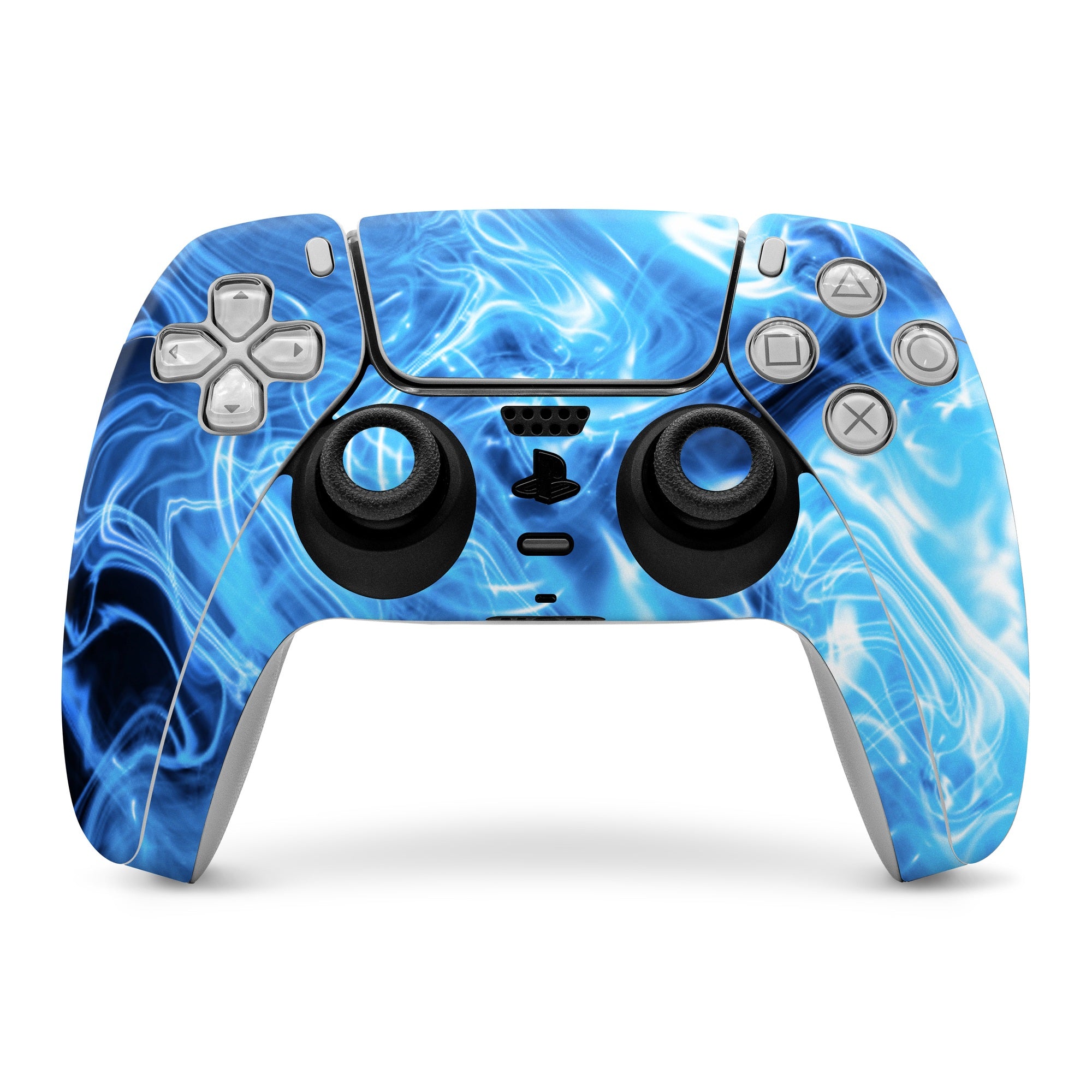 Blue Quantum Waves - Sony PS5 Controller Skin