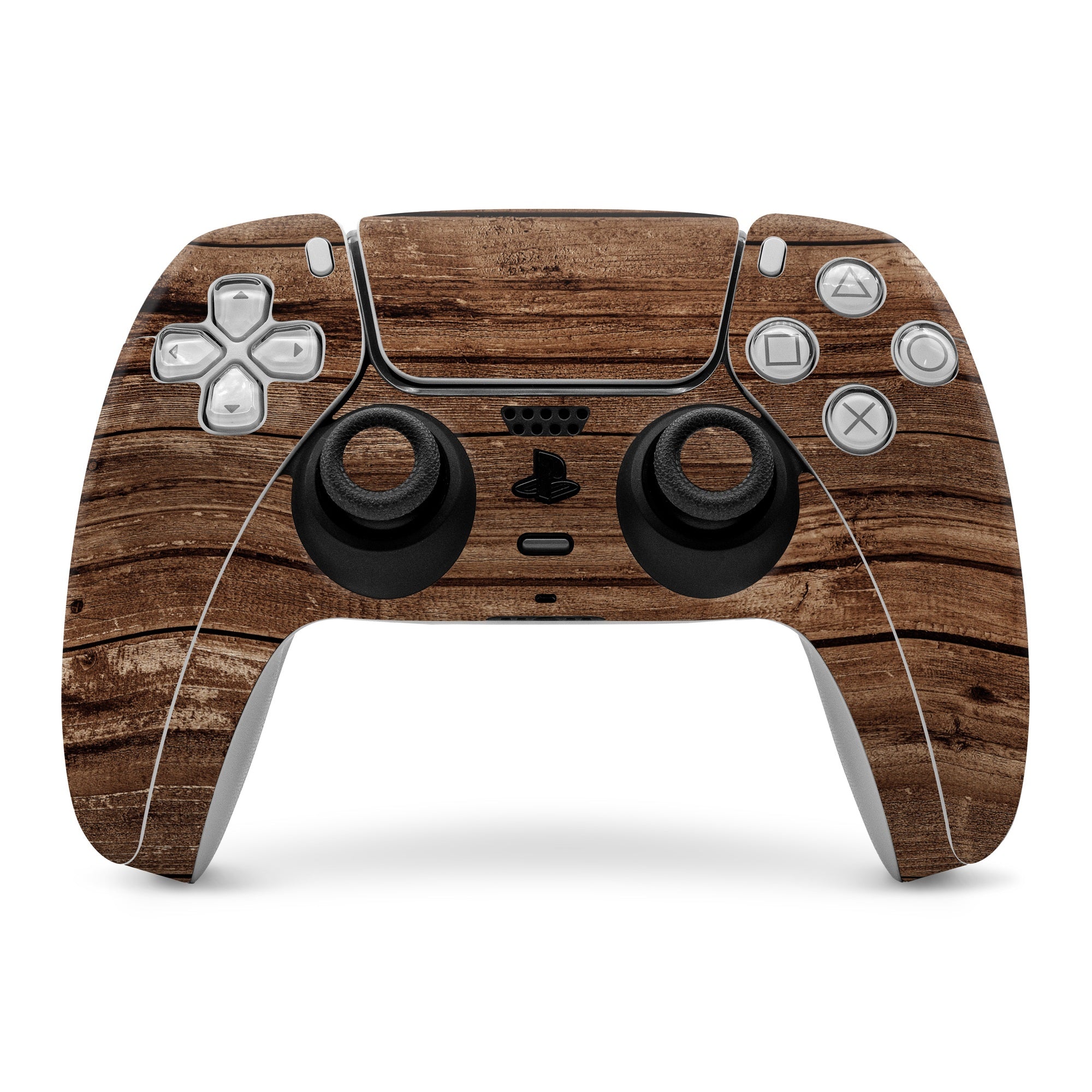 Stripped Wood - Sony PS5 Controller Skin