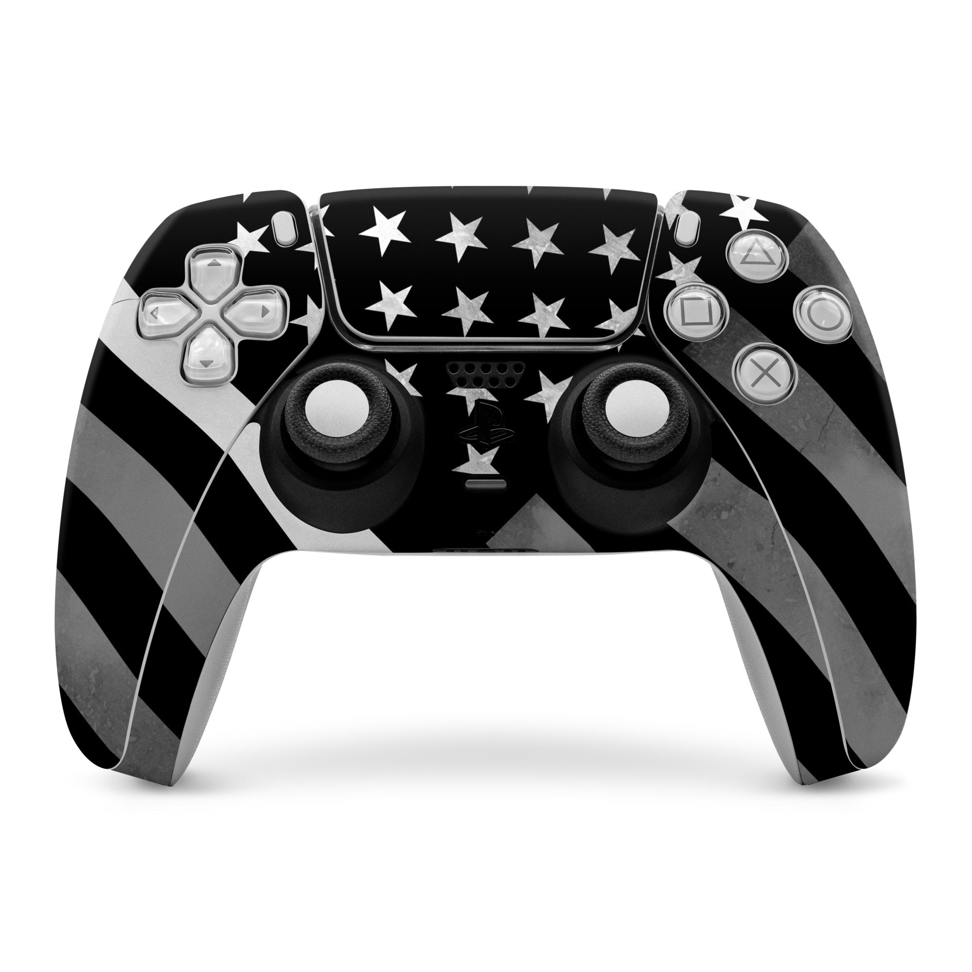 Thin White Line Hero - Sony PS5 Controller Skin