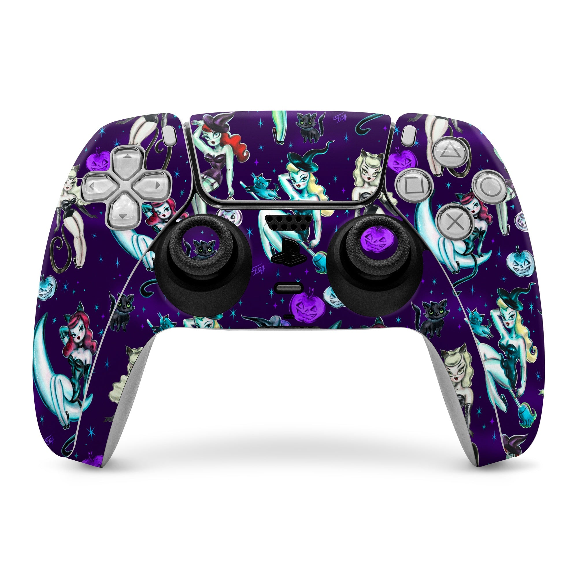 Witches and Black Cats - Sony PS5 Controller Skin