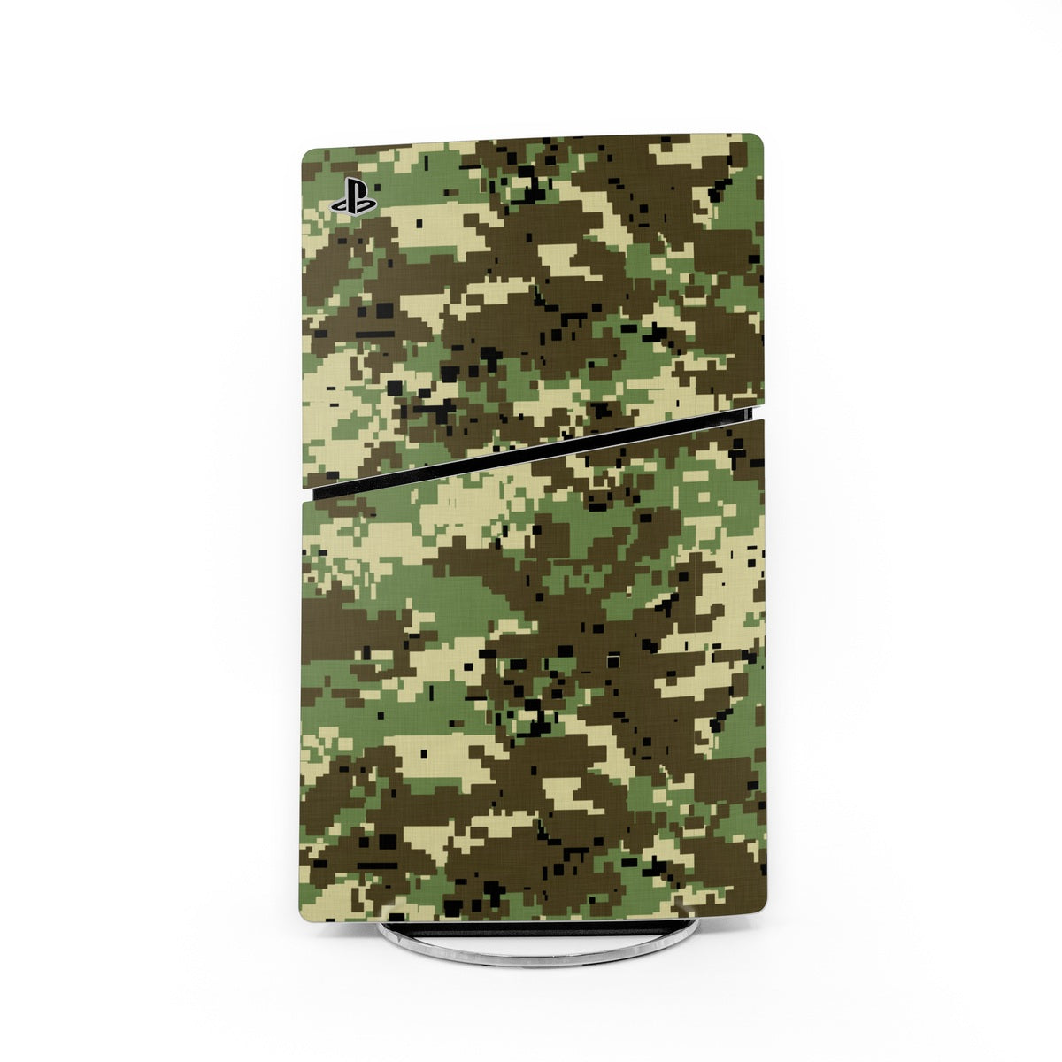 Digital Woodland Camo - Sony PS5 Slim Skin