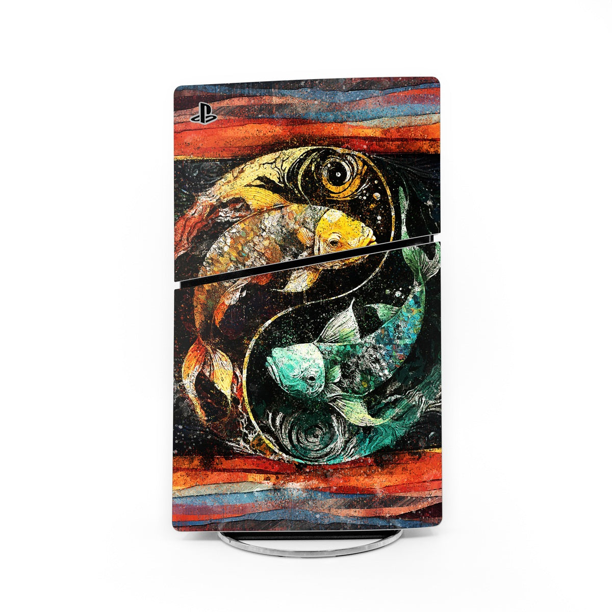 Koi Fish Yin Yang - Sony PS5 Slim Skin