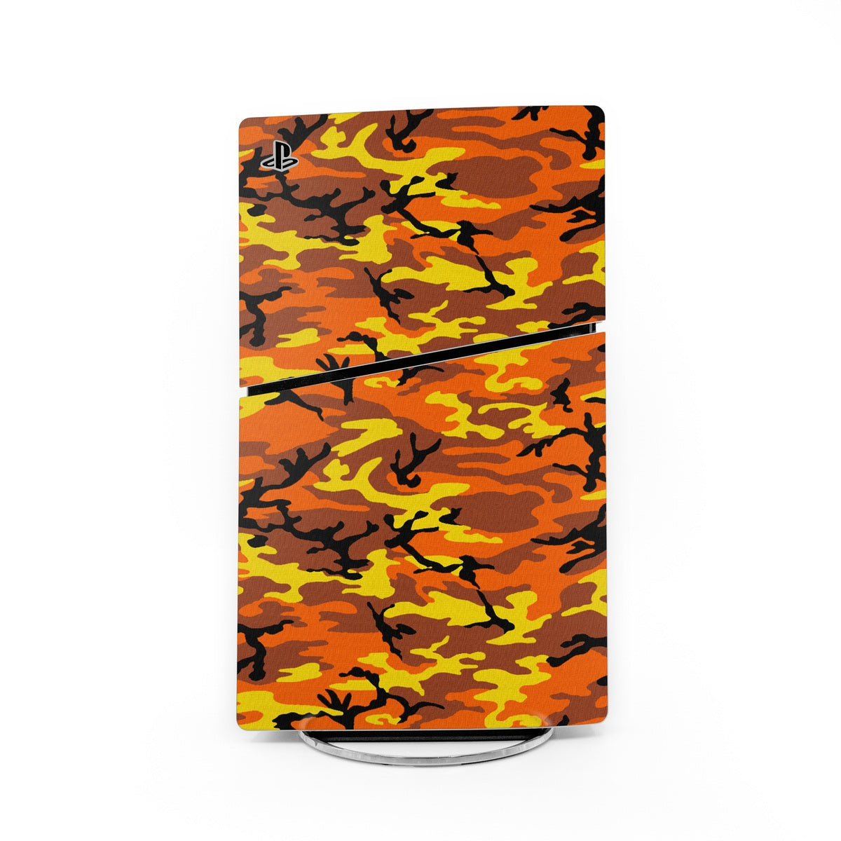 Orange Camo - Sony PS5 Slim Skin